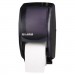 San Jamar R3500TBK Duett Standard Bath Tissue Dispenser, 2 Roll, 7 1/2w x 7d x 12 3/4h, Black