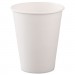 SOLO Cup Company 378W2050 Single-Sided Poly Paper Hot Cups, 8oz, White, 50/Bag, 20 Bags/Carton SCC378W2050