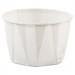 SOLO Cup Company 200 Paper Portion Cups, 2oz, White, 250/Bag, 20 Bags/Carton SCC200