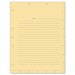 Tabbies 54519 Medical Chart Index Divider Sheets, 8-1/2 x 11, Manila, 400/Box TAB54519