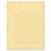 Tabbies 54519 Medical Chart Index Divider Sheets, 8-1/2 x 11, Manila, 400/Box TAB54519