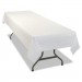 Tablemate TBL549WHCT Rectangular Table Cover, Heavyweight Plastic, 54 x 108, White, 24 Each/Carton