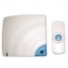 Tatco 57910 Wireless Doorbell, Battery Operated, 1-3/8w x 3/4d x 3-1/2h, Bone TCO57910