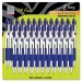 Zebra 12225 Z-Grip Retractable Ballpoint Pen, Blue Ink, Medium, 24/Pack ZEB12225