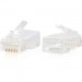 C2G 00888 RJ45 Cat6 Modular Plug for Round Solid/Stranded Cable - 25pk