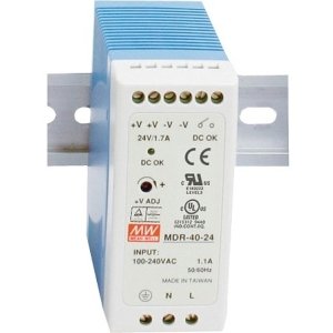 B+B MDR-20-24 DIN Rail Mount Power Supply 24VDC, 1.0 A Output Power