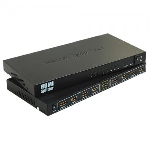 4XEM 4XHDMISP1X8 8 Port HDMI splitter & Signal Amplifier