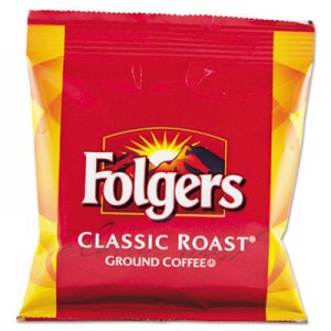 Folgers 06430 Coffee, Fraction Pack, Classic Roast, 1.5oz, 42/Carton FOL06430