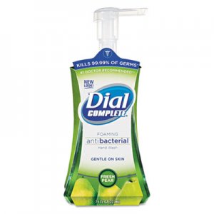 Dial 02934 Antimicrobial Foaming Hand Soap, Fresh Pear, 7.5oz Pump Bottle DIA02934