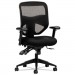 basyx VL532MM10 VL532 Series Mesh High-Back Task Chair, Mesh Back, Padded Mesh Seat, Black BSXVL532MM10