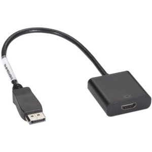 Black Box EVNDPHDMI-MF-R3 DisplayPort Adapter, 32 AWG, DisplayPort Male to HDMI Female
