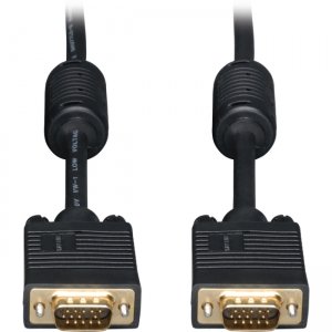 Tripp Lite P502-020 20-ft. SVGA/VGA Monitor Gold Cable with RGB Coax (HD15 M/M)