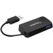 Aluratek AUH2304F 4-Port USB 3.0 SuperSpeed Hub with Attached Cable