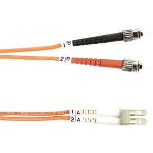Black Box FO50-001M-STLC 50-Micron Multimode Value Line Patch Cable, ST-LC, 1-m (3.2-ft.)