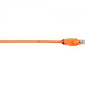 Black Box CAT5EPC-004-OR CAT5e Value Line Patch Cable, Stranded, Orange, 4-ft. (1.2-m)