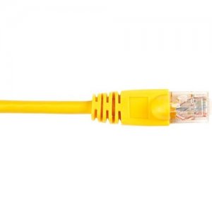 Black Box CAT5EPC-004-YL CAT5e Value Line Patch Cable, Stranded, Yellow, 4-ft. (1.2-m)