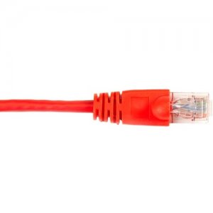 Black Box CAT6PC-006-RD CAT6 Value Line Patch Cable, Stranded, Red, 6-ft. (1.8-m)
