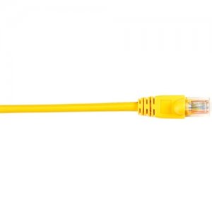 Black Box CAT5EPC-006-YL CAT5e Value Line Patch Cable, Stranded, Yellow, 6-ft. (1.8-m)