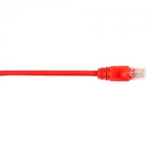 Black Box CAT5EPC-002-RD CAT5e Value Line Patch Cable, Stranded, Red, 2-ft. (0.6-m)