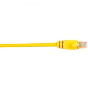 Black Box CAT6PC-002-YL CAT6 Value Line Patch Cable, Stranded, Yellow, 2-ft. (0.6-m)