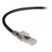 Black Box C6PC70-BK-01 GigaTrue 3 CAT6 550-MHz Lockable Patch Cable (UTP), Black, 1-ft. (0.3-m