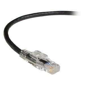 Black Box C6PC70-BK-05 GigaTrue 3 CAT6 550-MHz Lockable Patch Cable (UTP), Black, 5-ft. (1.5-m