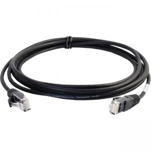 C2G 01099 1.5ft Cat6 Snagless Unshielded (UTP) Slim Network Patch Cable - Black
