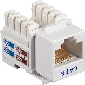 Black Box CAT6J-WH CAT6 Value Line Keystone Jack, White