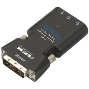 Black Box AVX-DVI-FO-MINI-RX Mini Extender Receiver Only for DVI-D and Stereo Audio over Fiber