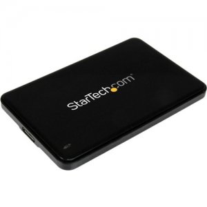 StarTech.com S2510BPU337 2.5in USB 3.0 SATA Hard Drive Enclosure w/ UASP for Slim 7mm SATA III SSD