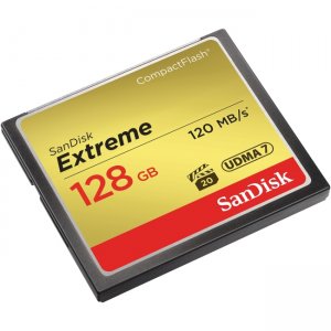 SanDisk SDCFXS-128G-A46 Extreme CompactFlash Card 120MB/s - 128GB
