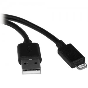 Tripp Lite M100-003-BK 3ft (1M) Black USB Sync / Charge Cable with Lightning Connector