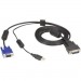 Black Box EHNSECURE2-0006 ServSwitch Secure KVM Switch Cable, VGA and USB to HD26
