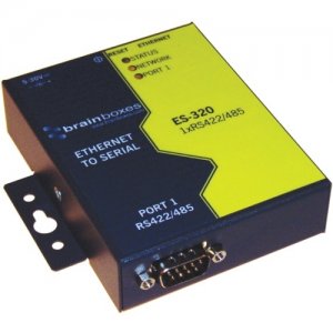 Brainboxes ES-320 1 Port RS422/485 Ethernet to Serial Adapter