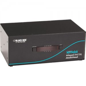 Black Box KV2404A ServSwitch Wizard Dual-Link DVI Quad-Head with USB True Emulation