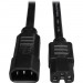 Tripp Lite P018-002 2-ft. Heavy Duty Computer Power Cord, 16A, 14AWG, IEC-320-C14 to IEC-320-C15