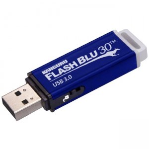 Kanguru ALK-FB30-64G FlashBlu30 with Physical Write Protect Switch SuperSpeed USB3.0 Flash Drive