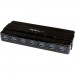 StarTech.com ST7300USB3B 7 Port SuperSpeed USB 3.0 Hub - Desktop USB Hub with Power Adapter - Black