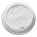 Dixie DL9540 Sip-Through Dome Hot Drink Lids for 10 oz Cups, White, 100/Pack DXEDL9540