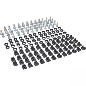 Tripp Lite SRCAGENUTS1224 Square Hole Hardware Kit (Includes 50 Pcs 12-24 Screws and Washers.)