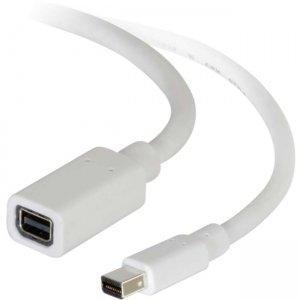 C2G 54414 6ft Mini DisplayPort Extension Cable M/F - White