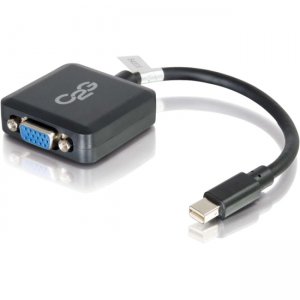 C2G 54315 8in Mini DisplayPort Male to VGA Female Adapter Converter - Black