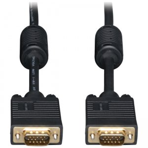 Tripp Lite P502-035 35-ft. SVGA/VGA Monitor Gold Cable with RGB Coax (HD15 M/M)