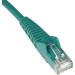 Tripp Lite N201-001-GN 1-ft. Cat6 Gigabit Snagless Molded Patch Cable (RJ45 M/M) - Green