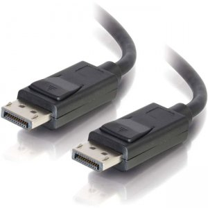 C2G 54403 15ft DisplayPort Cable with Latches M/M - Black