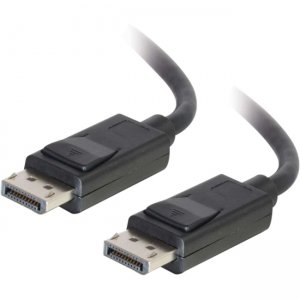 C2G 54404 25ft DisplayPort Cable with Latches M/M - Black