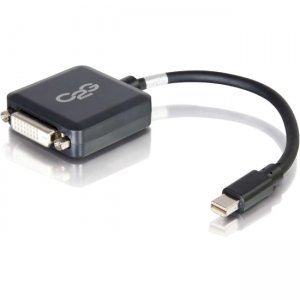 C2G 54311 8in Mini DisplayPort Male to Single Link DVI-D Female Adapter Converter - Black