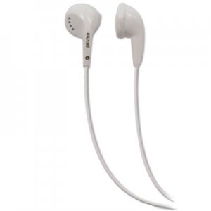 Maxell MAX190599 EB-95 Stereo Earbuds, White