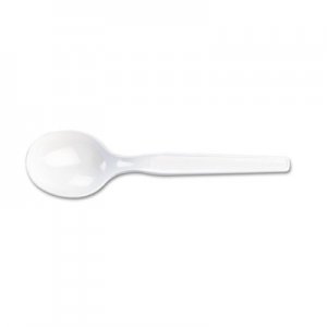 Dixie SM207CT Plastic Cutlery, Heavy Mediumweight Soup Spoon, 1000 per Carton DXESM207CT