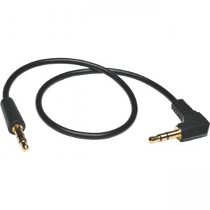 Tripp Lite P312-006-RA 3.5mm Mini Stereo Audio Cable with one Right Angle plug (M/M) 6-ft